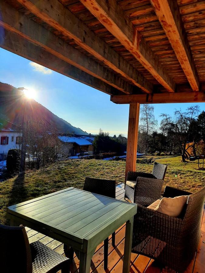 Votre studio balnéo bien-être à la montagne Thollon-les-Memises Exterior foto