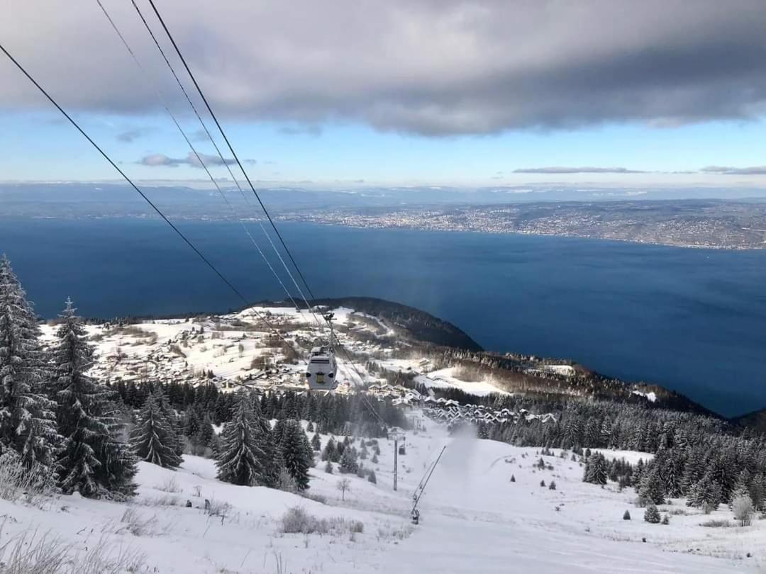 Votre studio balnéo bien-être à la montagne Thollon-les-Memises Exterior foto